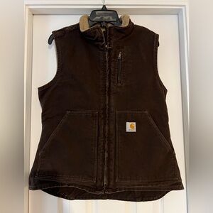 Vintage Carhartt Women’s Brown Canvas Vest